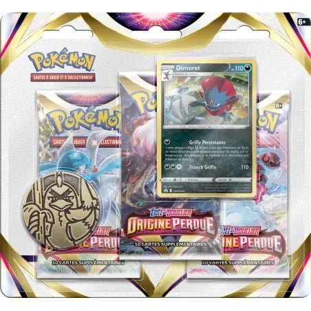 Tripack Pokemon boosters Origine Perdue EB11 [FR]
