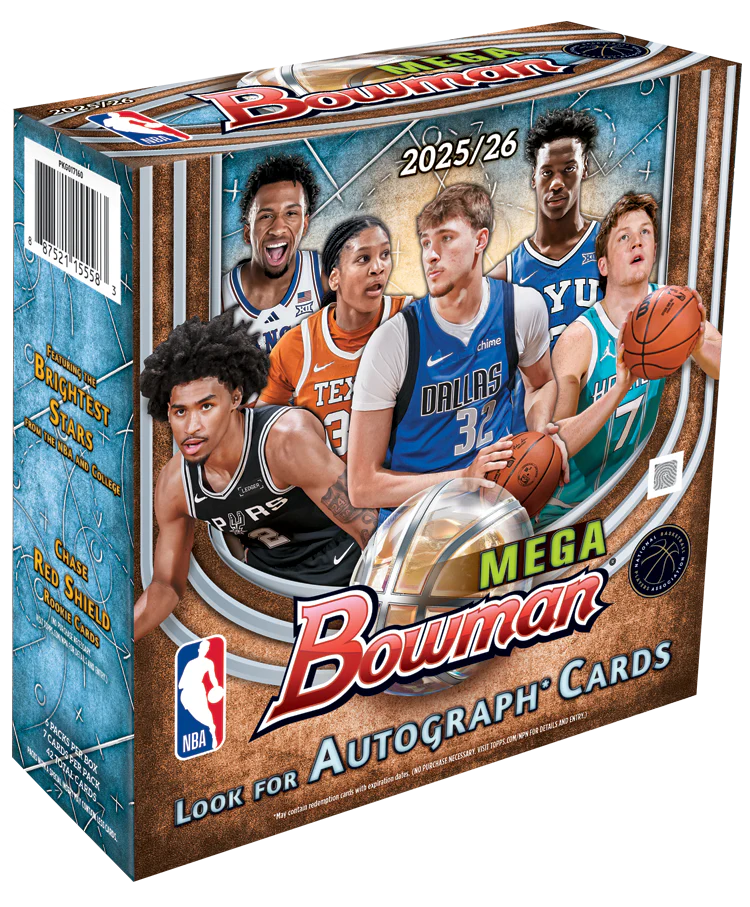 Topps 2025-26 Bowman Basketball - Mega Box
