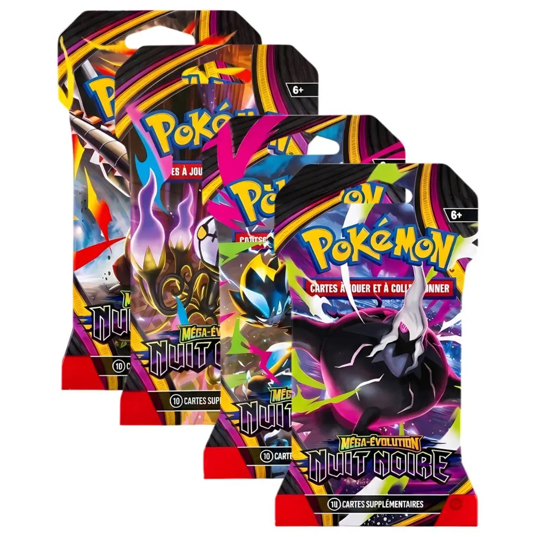 Carton 24 boosters sous sleeves : ME05 : Nuit noire [PRECOMMANDE][FR]