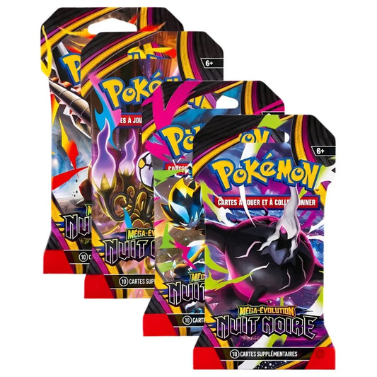 Carton 24 boosters sous sleeves : ME05 : Nuit noire [PRECOMMANDE][FR]