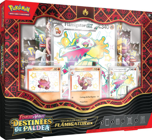 Coffret Premium FLÂMIGATOR-EX EV 4.5 Destinées de Paldea [FR]