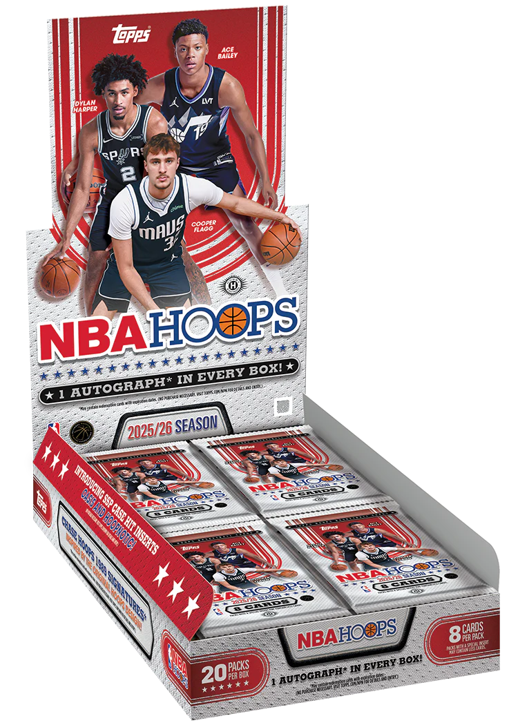 Topps 2025-26 Hoops Basketball - Hobby Box