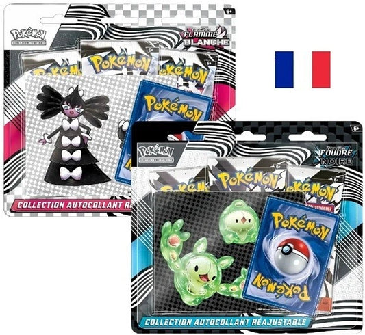 Duo Tripack Stickers : Foudre noire + Flamme blanche EV10.5 [FR] Préco