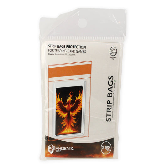 STRIP BAGS TOPLOADER PROTECTION (X100) - PHOENIX SHIELD